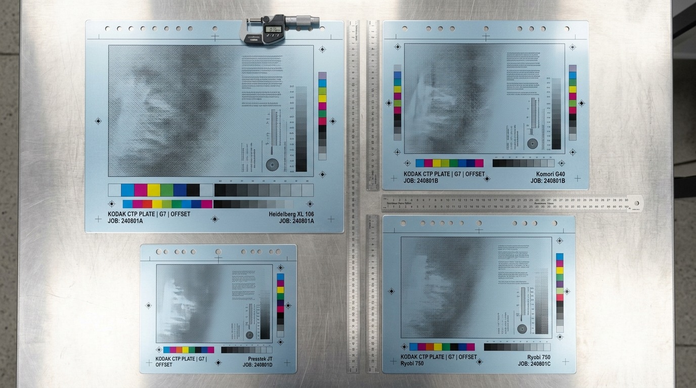 Comparativo de Formatos de Chapas Offset CTP